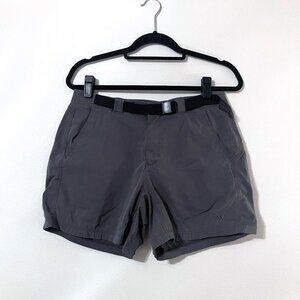 White Sierra Women's Gorpcore Camping Hiking Shorts | Grey/Black | Size 10